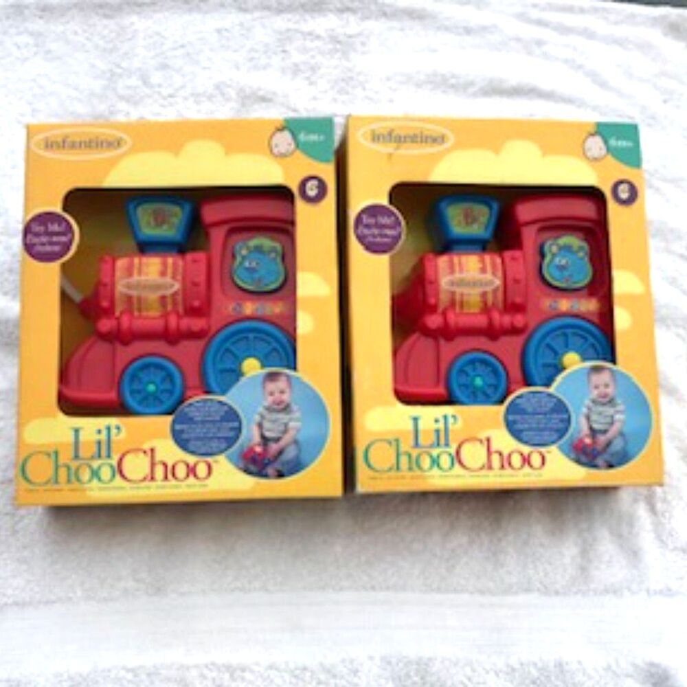 Lil' Choo Choo Train Baby Push Toys w/ Sounds Ages: 6 Months Up {2} Train Bundle